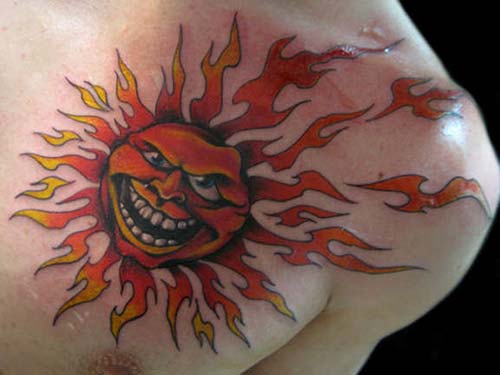 kızgın güneş dövmesi hot sun tattoo kızgın güneş dövmesi hot sun tattoo