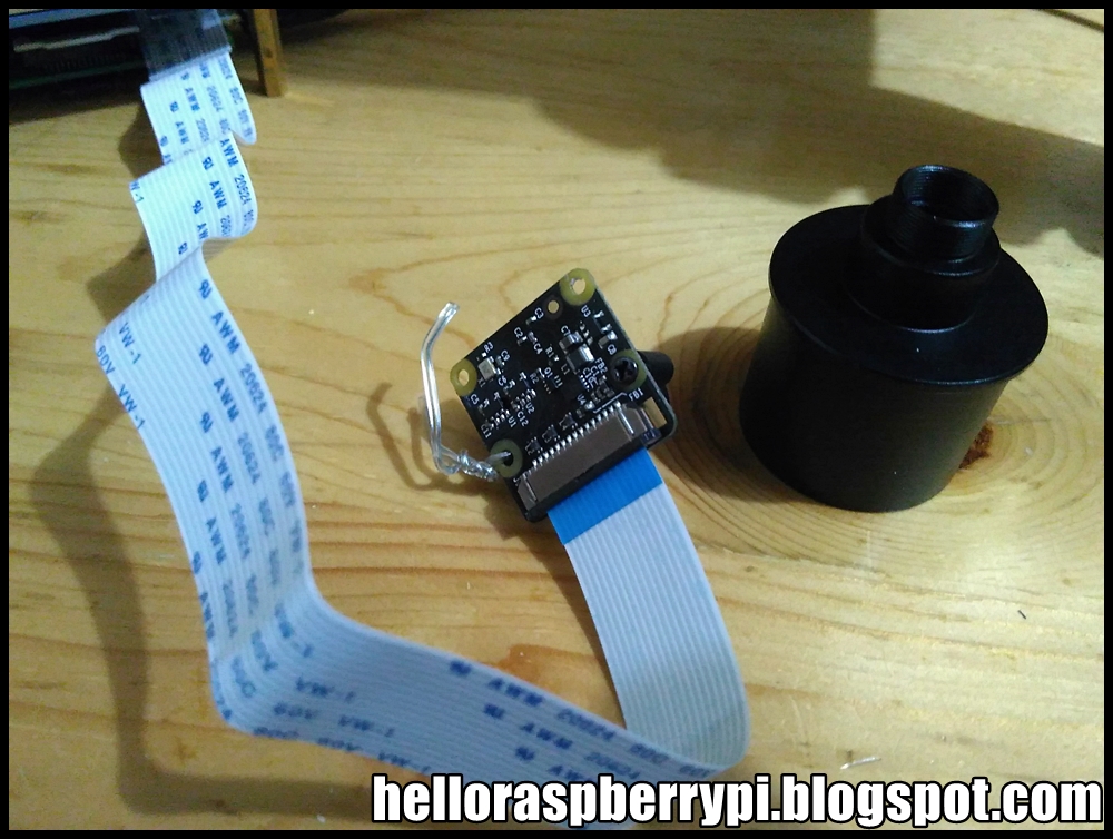 Hello Raspberry Pi Mount Raspberry Pi Camera Module to telescope (with