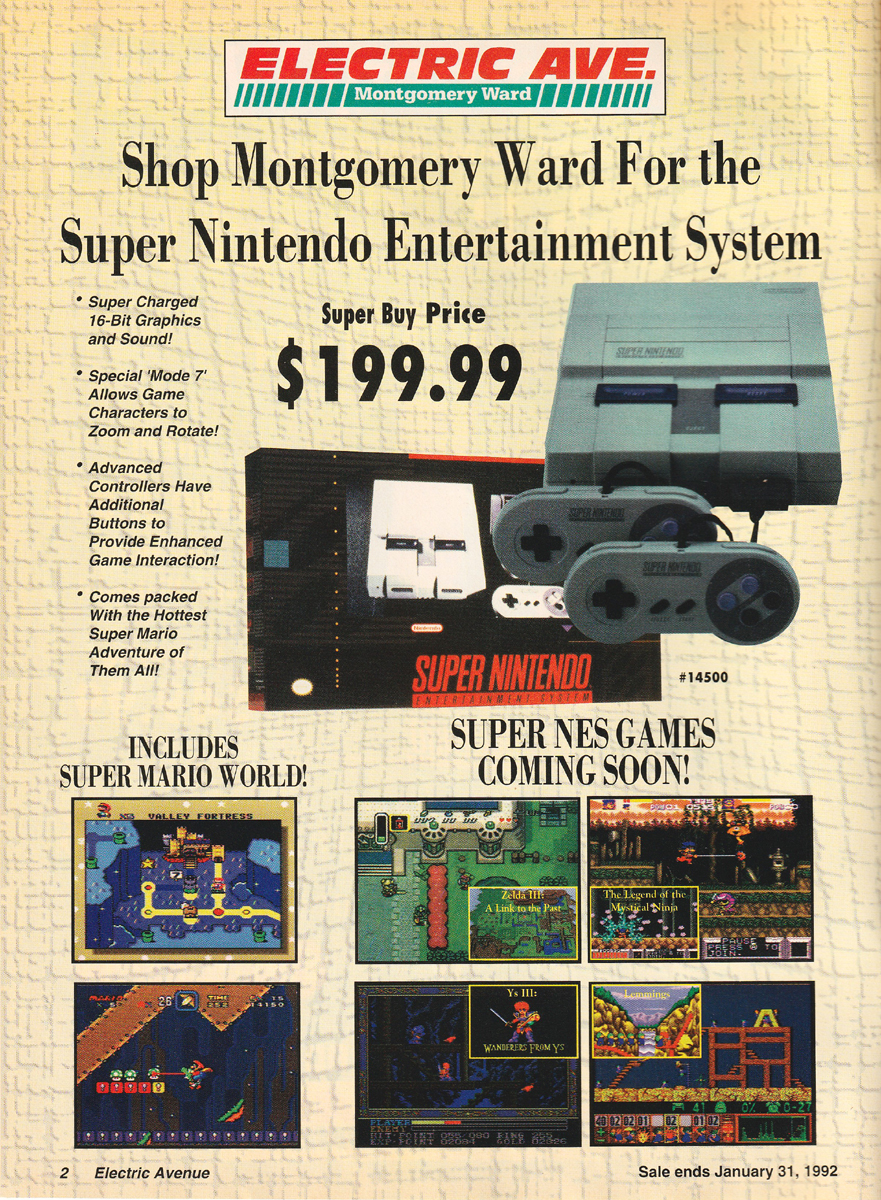 Vault 1541 Montgomery Ward Electric Ave. Catalog (January 1992)