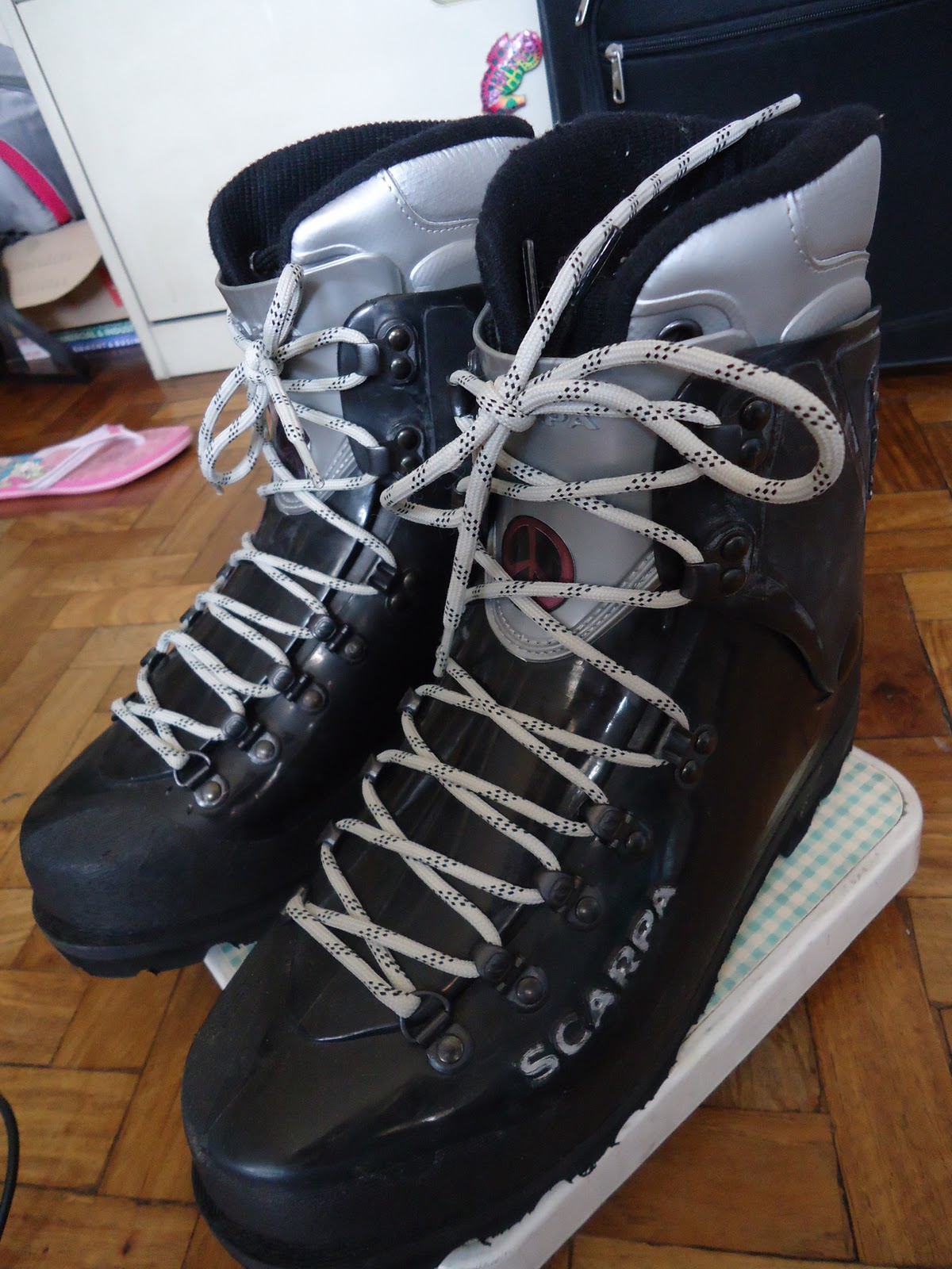 double plastic boots