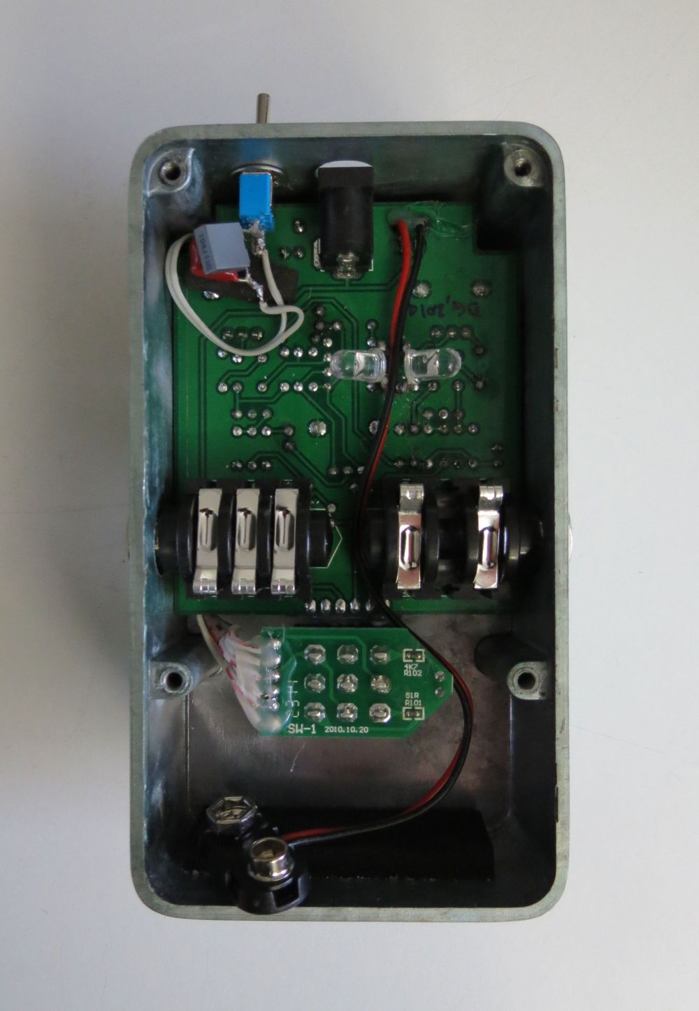Davide Gironi: Joyo Vintage Overdrive mod - Tube Screamer clone
