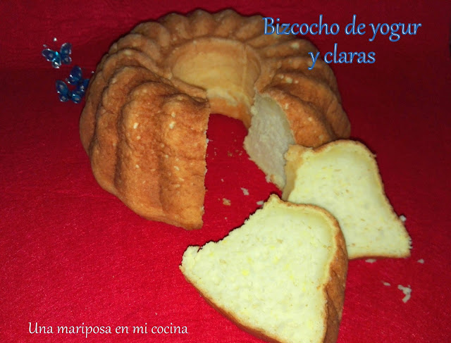 Bizcocho De Yogur Y Claras Y Feliz Verano&#161;&#161;&#161;&#161;
