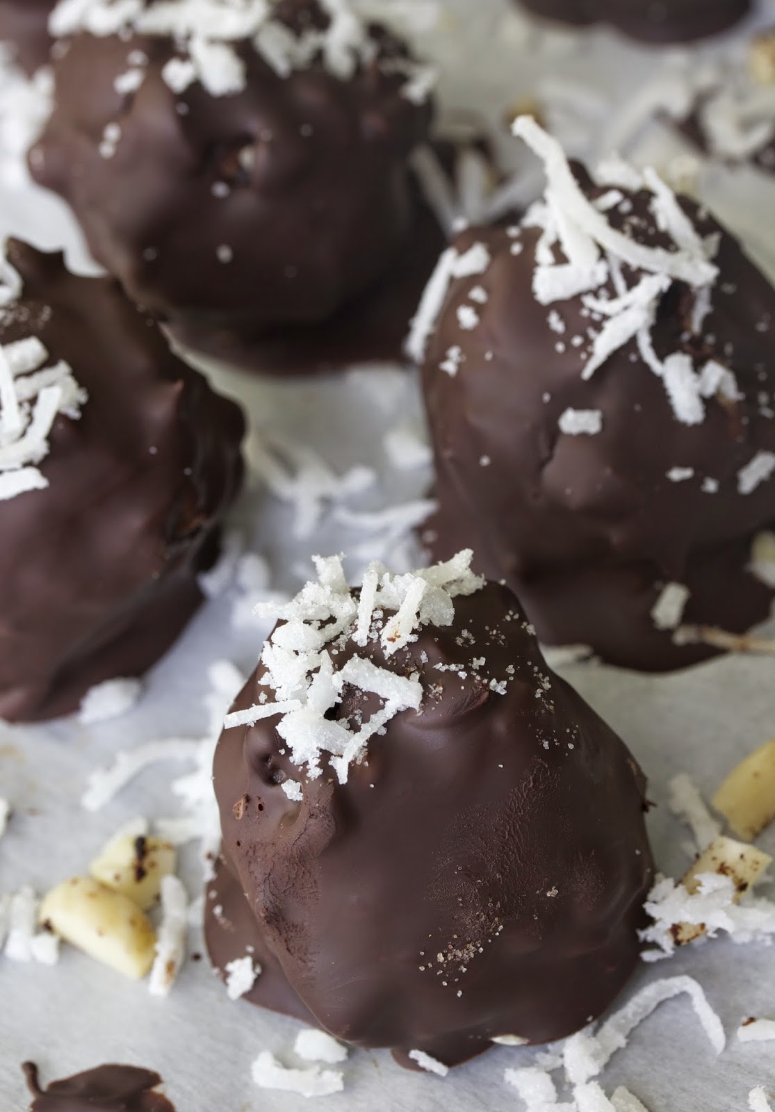My Paleo Marin Chocolate Hazelnut Truffles w/ Macadamia Nut Center