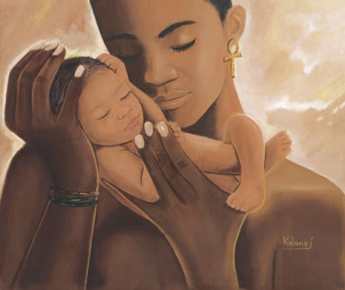 Mothers love painting