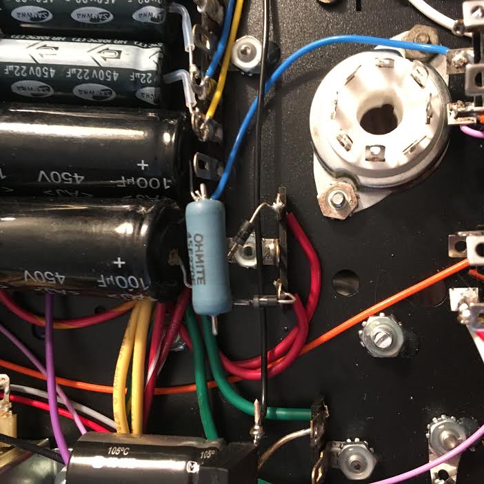 Jefs Tube Amp Blog Bad Cat 5R, adding a tube rectifier and making it