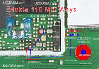 Dear Friends Today i will share with you how to Solve your nokia 110 mobile phone microphone print out problem solution. if your phone is water damage check this line. if you find any line is short re shoulder this line i hope solve your problem. thanks you.