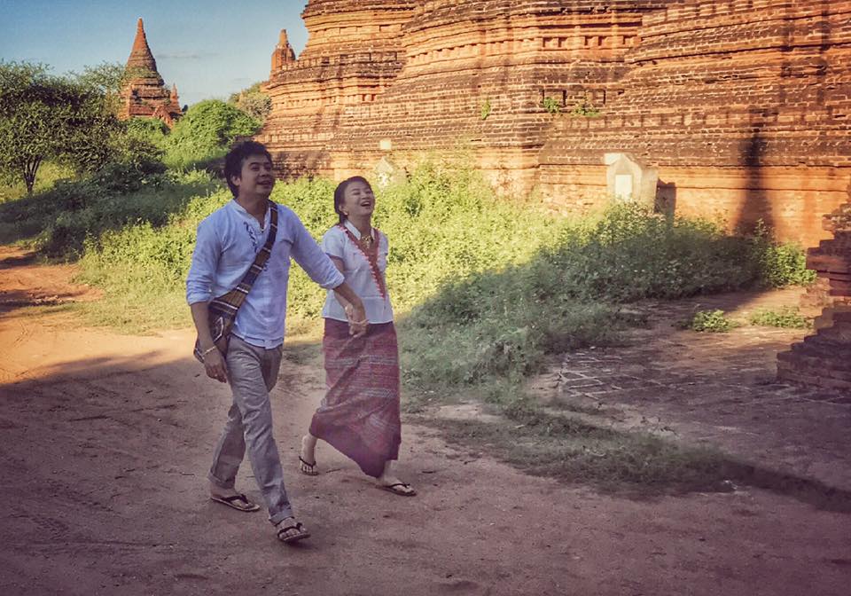 Nay Toe and Kit Kit In Bagan For Shwe Nan Daw Jewerly TVC And Its Behind The Scenes 