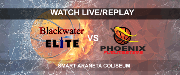 List of Replay Videos Blackwater vs Phoenix August 6, 2017 @ Smart Araneta Coliseum