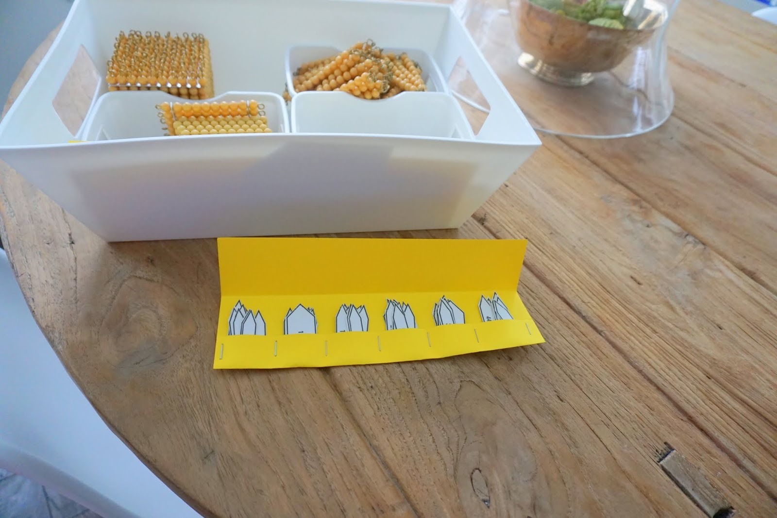 Montessori Bead Chains DIY Printable Beads, Use and Storage Ideas