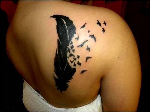 7. Dreamy Feather Tattoos - wide 8