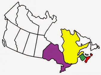 Canadian Provinces Visited