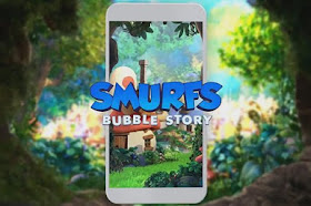 الآن تستطيع تحميل لعبة السنافر smurfs bubble story على هاتفك الاندرويد مجاناً