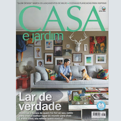 Capa da Revista Casa e Jardim - Maio 2012