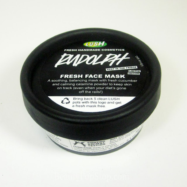 holiday 2013 lush rudolph fresh face mask review