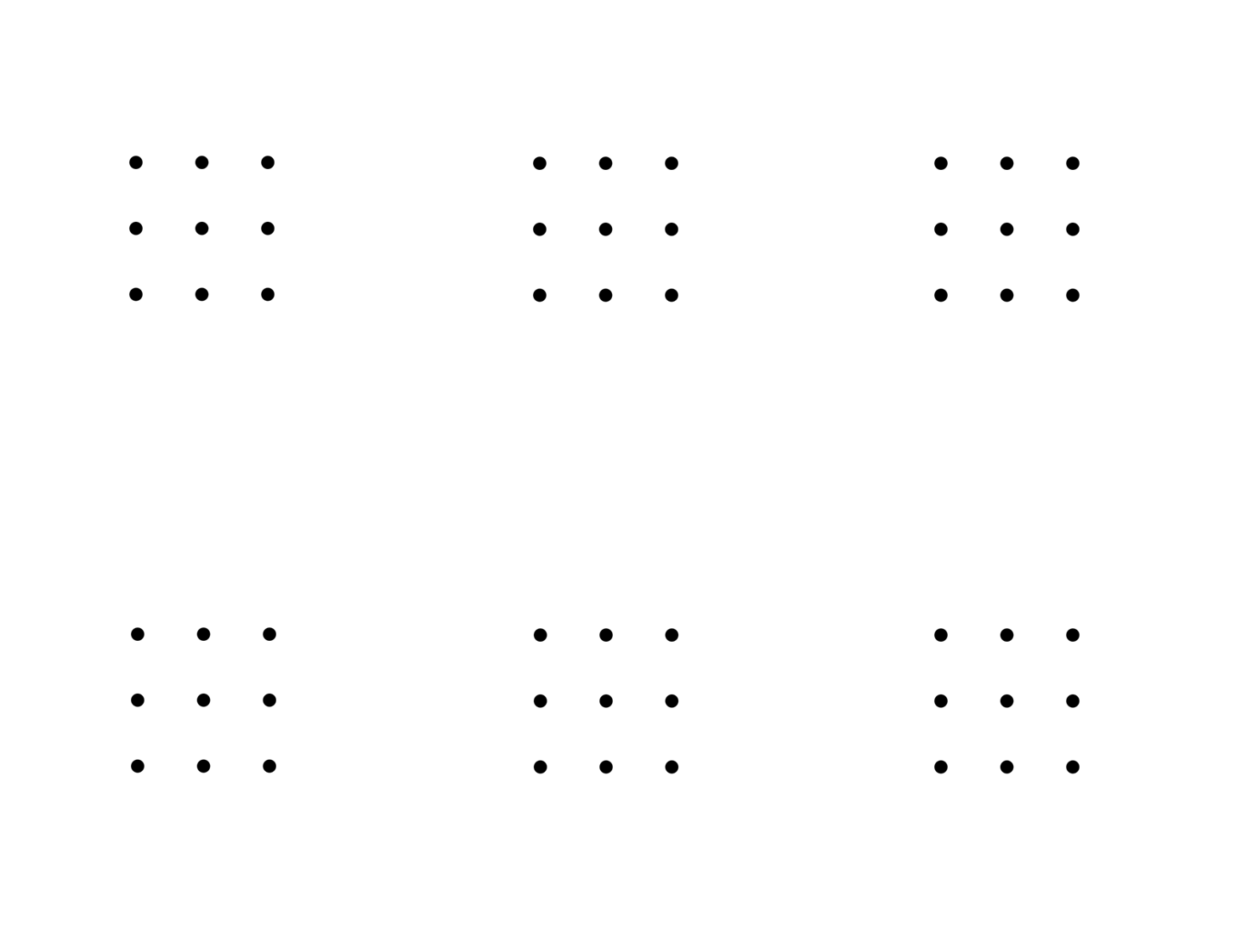 22+ Connect 6 Dots With 4 Lines Free Coloring Pages