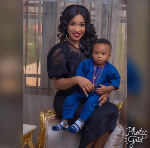 "Yesterday goes a long way to show you how much you'll never feel left out or Unloved"- Tonto Dikeh tells her 14-month old son