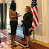 Photo : Sandra Ankobiah Visits White House 