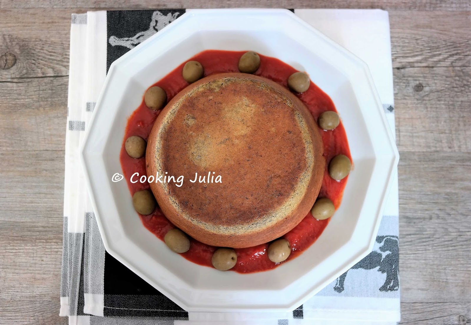 COOKING JULIA : GÂTEAU DE FOIES DE VOLAILLE À LA LYONNAISE