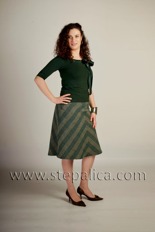 Stepalica: Zlata skirt pattern - skirt from lining pattern