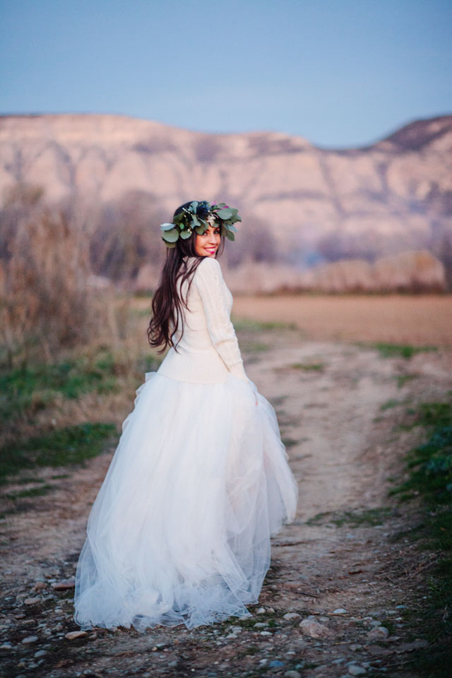 novia vintage falda tul jersey corona ramo xl grande neima vidal coche vintage escarabajo zaragoza eva pellejero peluqueria
