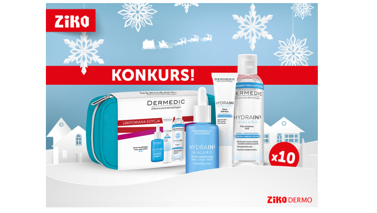 Wygraj zestaw Dermedic Hydrain 3 Hialuro Konkurs