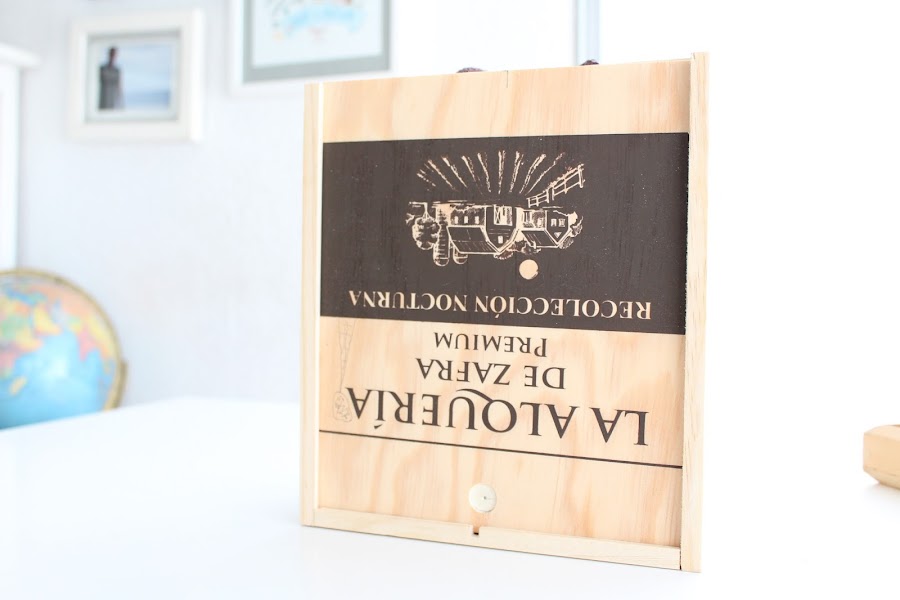 caja de madera almacenaje