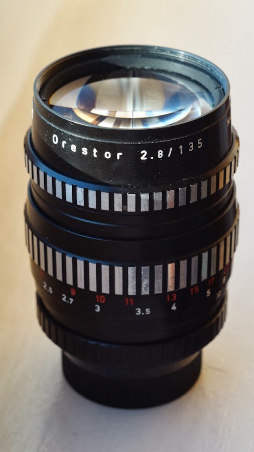 Lot Objectifs Meyer Optik Görlitz 35mm Et 135mm – Monture Altix – Années 1950