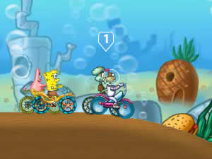 SpongeBob Cycle Race