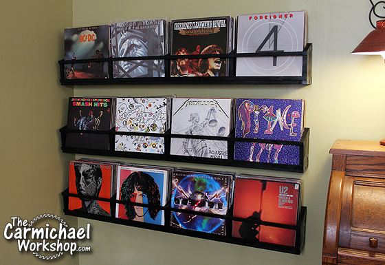 The Carmichael Workshop: Make a Vinyl Record Album Wall Display