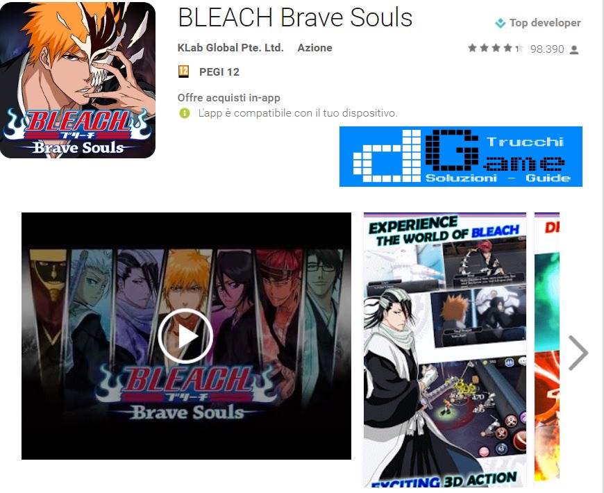 Trucchi BLEACH Brave Souls Mod Apk Android v4.3.1