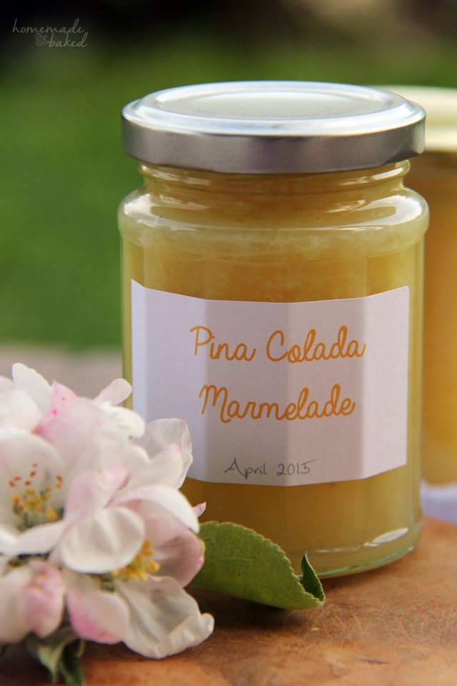homemade and baked Food-Blog: Pina Colada Marmelade