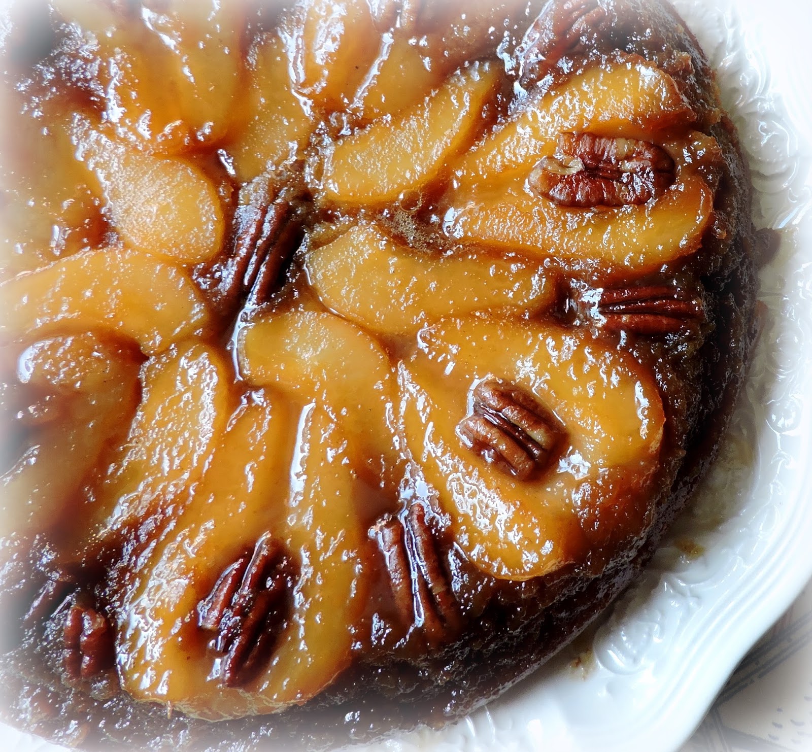 Pear & Maple Upsidedown Cake The English Kitchen