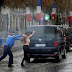 Photos &Video: Topless woman runs at President Trump's motorcade in Paris