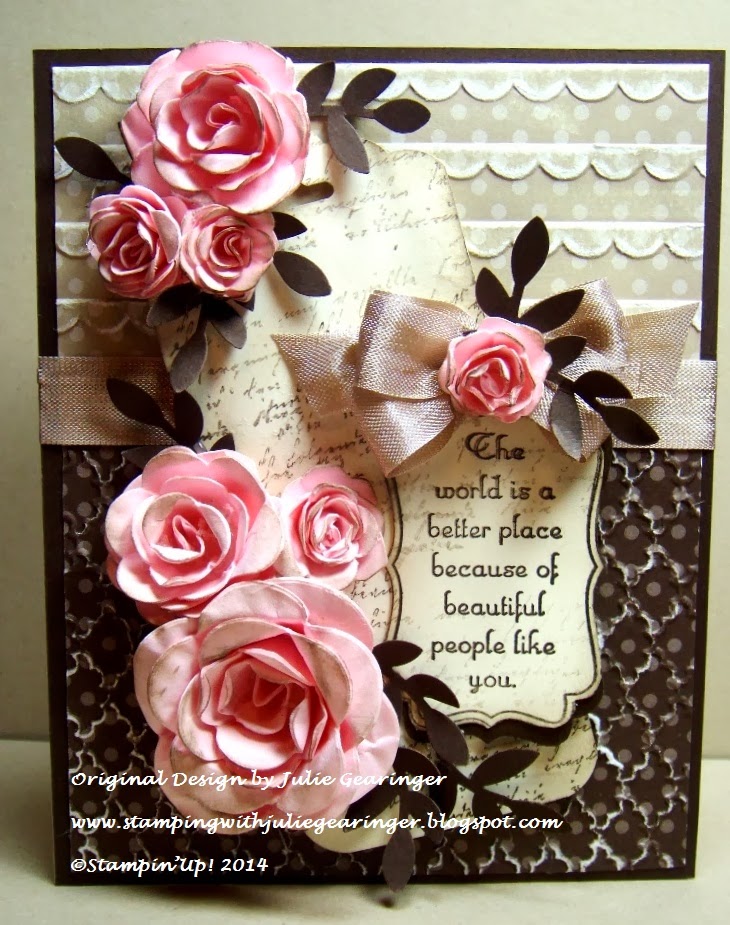 Stamping with Julie Gearinger: SUO88 Beautiful People Like You