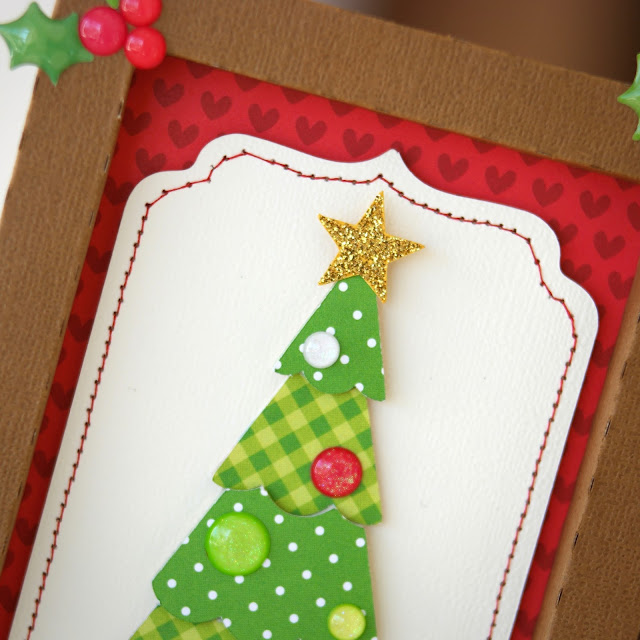 Court's Crafts: 3d Frame Decor Christmas Tree