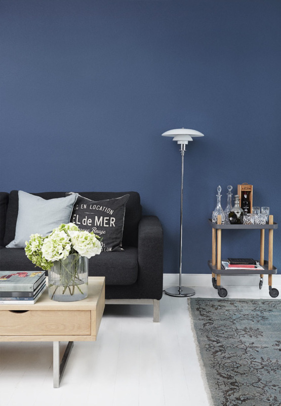 Decoração em azul, ambientes decorados com azul marinho, blog Achados de Decoração Decoração em azul, ambientes decorados com azul marinho, blog Achados de Decoração