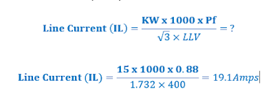 MCB Current Calculation