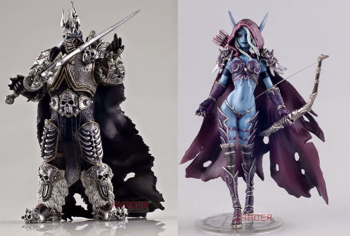 Sylwanas Arthas Figurka World of Warcraft