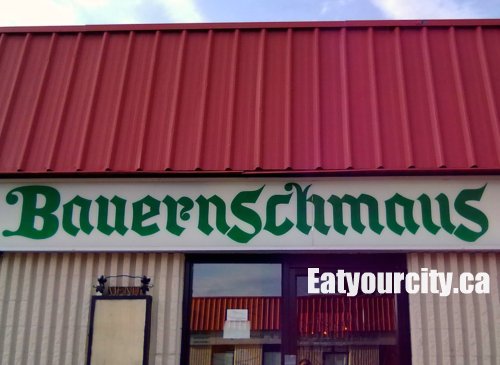 Eat Your City: The Bauernschmaus Restaurant, Edmonton AB - Feel like a