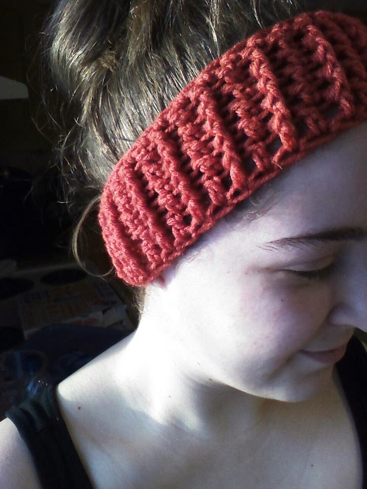 The Hippy Hooker Ribbed Headband Ear Warmer Free Crochet Pattern