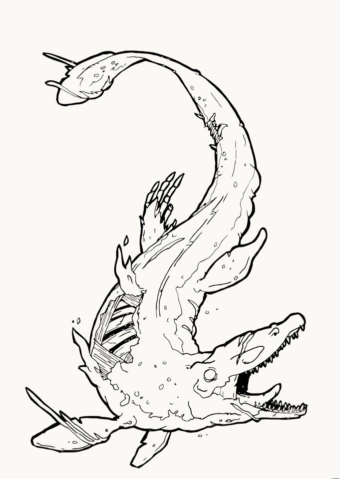 Download Tylosaurus Coloring Page Coloring Pages