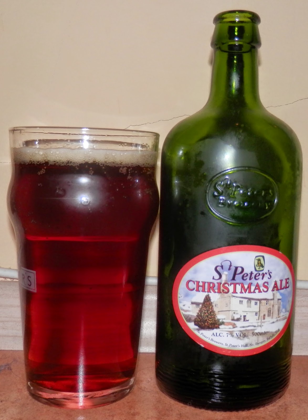 Moите бири / My beers St Peters Christmas Ale още малко от Коледа