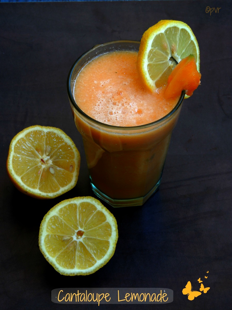 Priya's Versatile Recipes Cantaloupe LemonadeVegan Thursdays