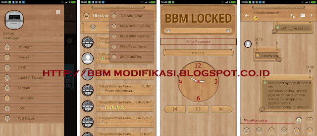 bbm mod wood theme versi 2.11.0.18 apk