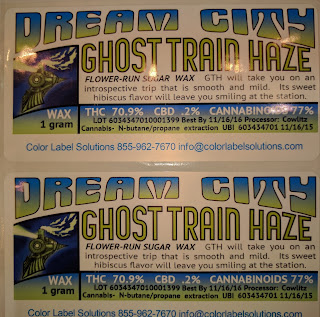 Gloss Poly Label Produced By A C7500G