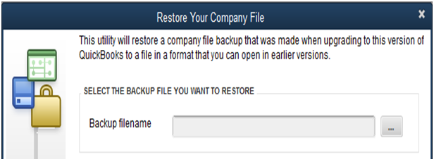 how to restore backup for earlier quick books version outsource qbb format