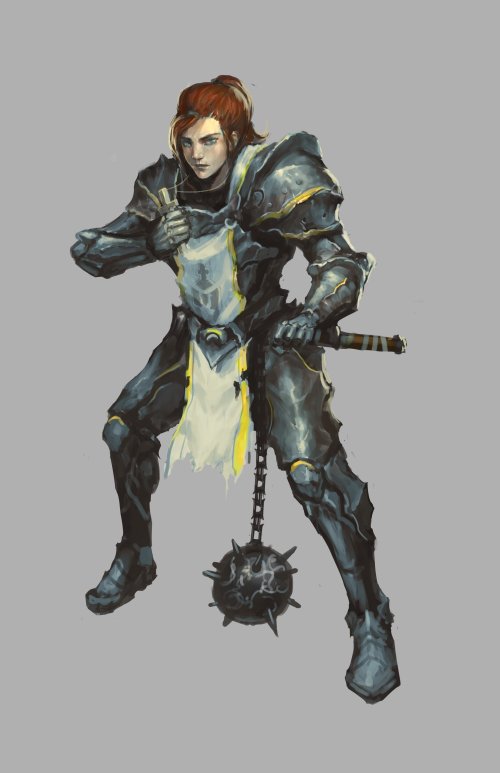 Cavaleiros e guerreiros medievais e futuristas nas ilustrações de Jeff Chen Jeff Chen artstation deviantart arte ilustrações fantasia ficção games cavaleiros guerreiros medievais futuristas
