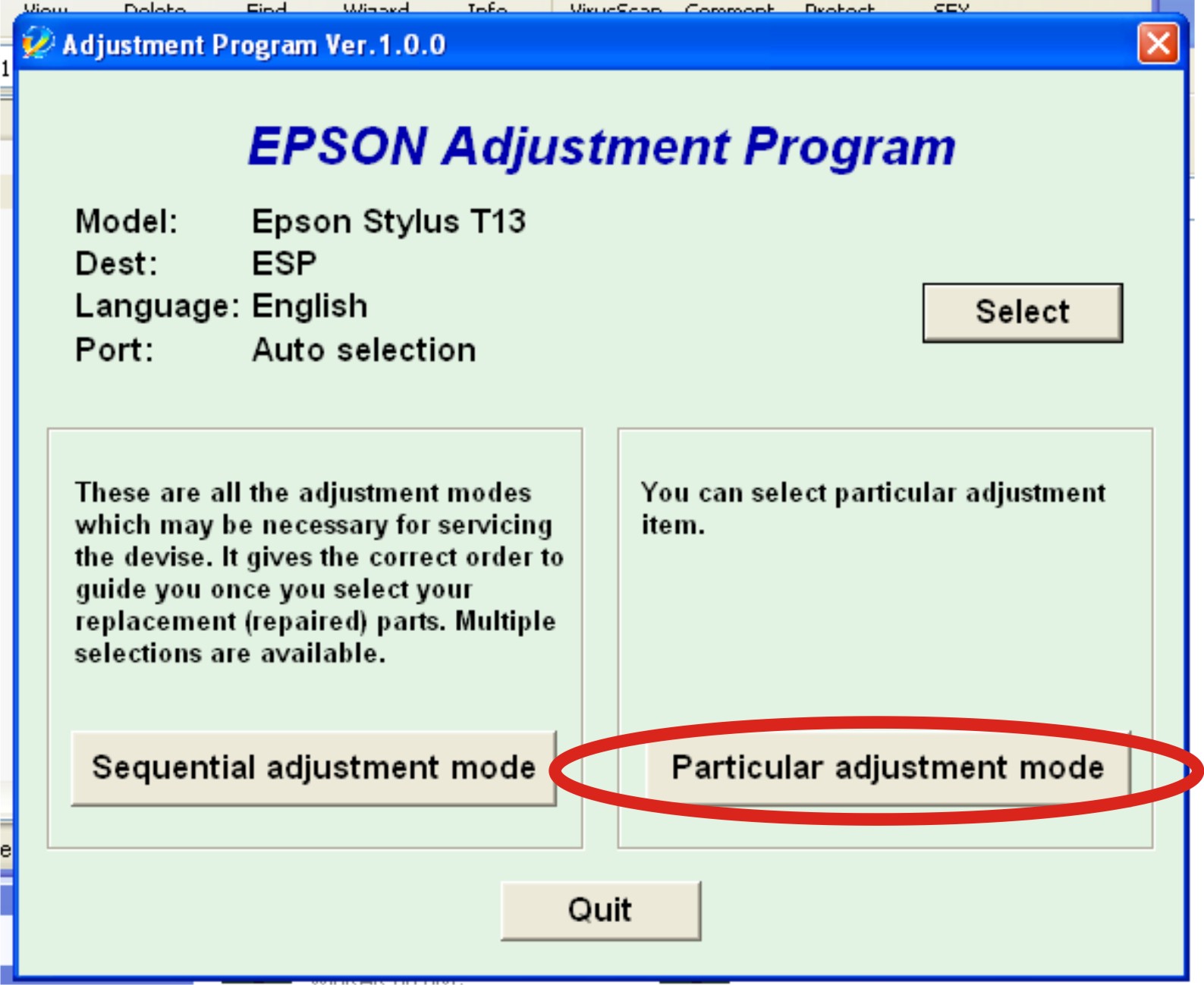 Программа для сброса чернил epson. Adjprog Epson l7160. Epson l800 программа. Adjustment program сброс памперса. Epson adjustment program.