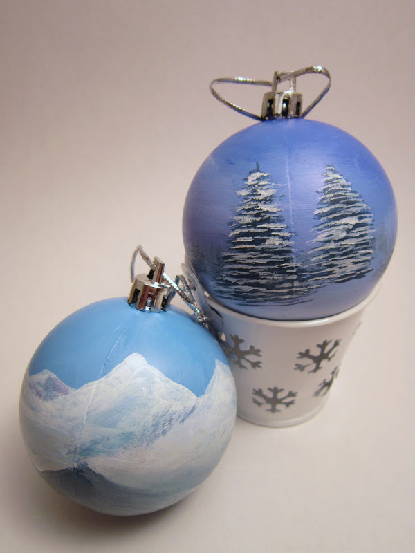The CraftArty Kid (Old blog) Painting baubles