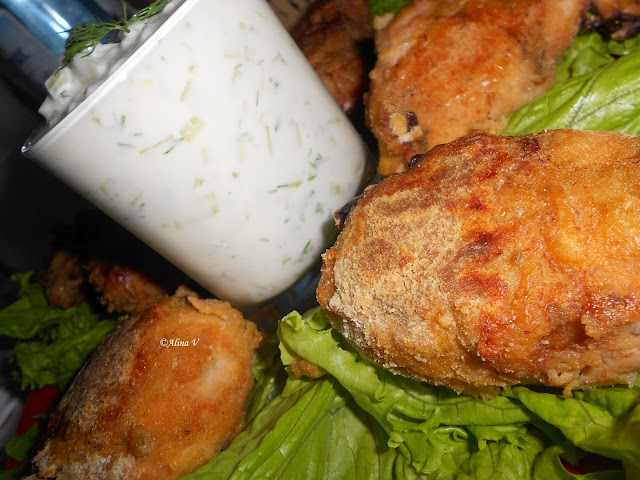 Pui in crusta de iaurt